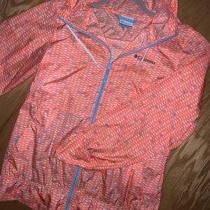 Hooded Columbia Windbreaker